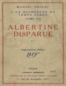 Albertine Disparue Vol 1 Of 2 A La Recherche Du Temps Pe