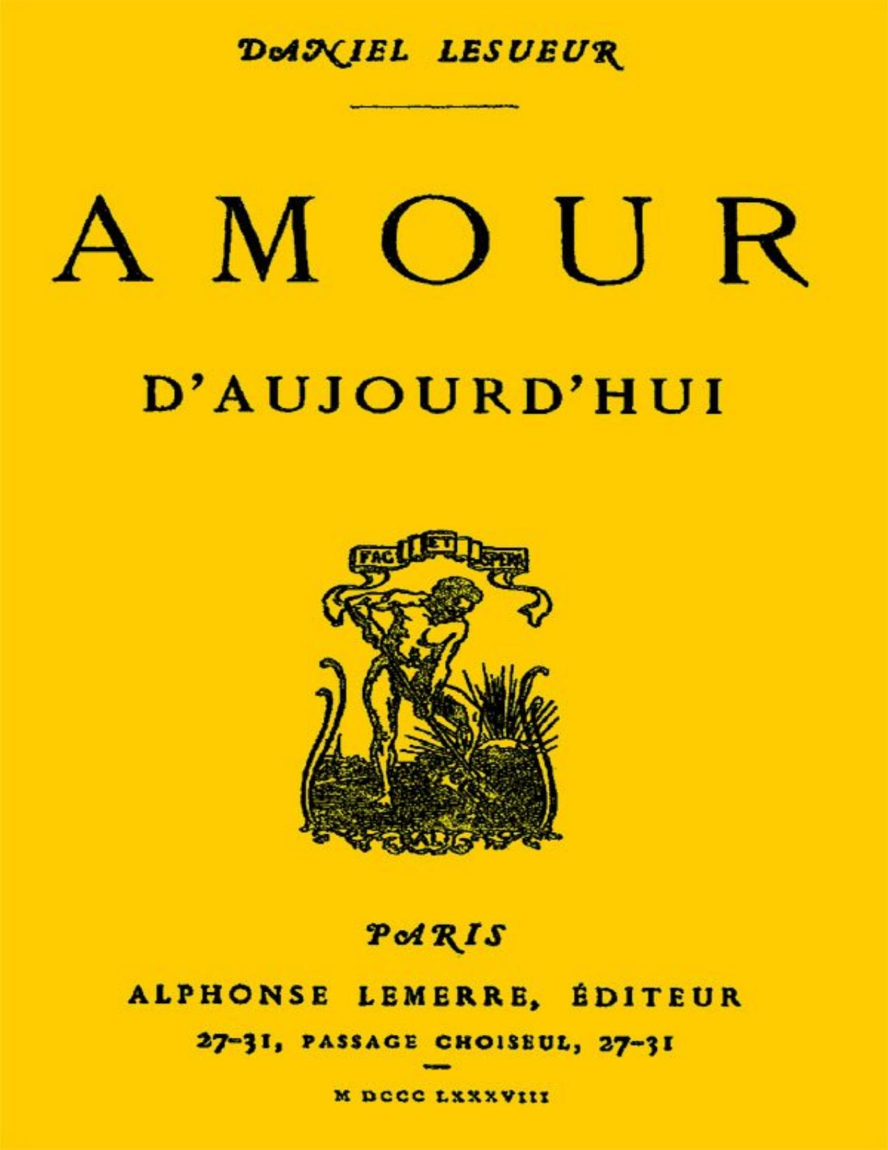 Amour Daujourdhui