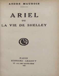 Ariel Ou La Vie De Shelley