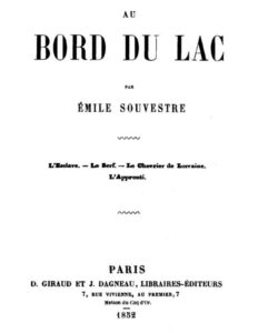 Au Bord Du Lac LEsclave Le Serf Le Chevrier De Lorraine