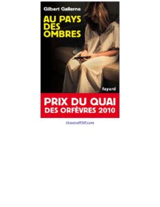 Au pays des ombres by Gallerne, book cover
