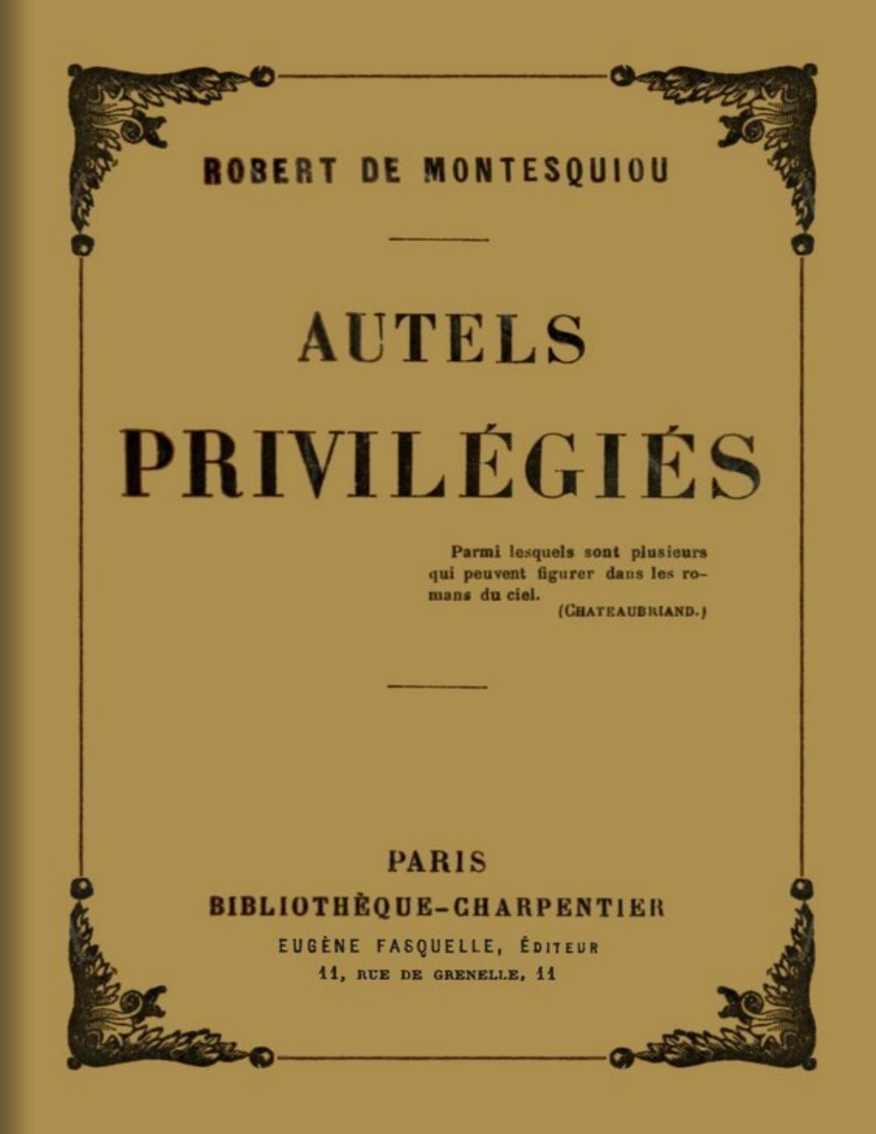 Autels Privilegies