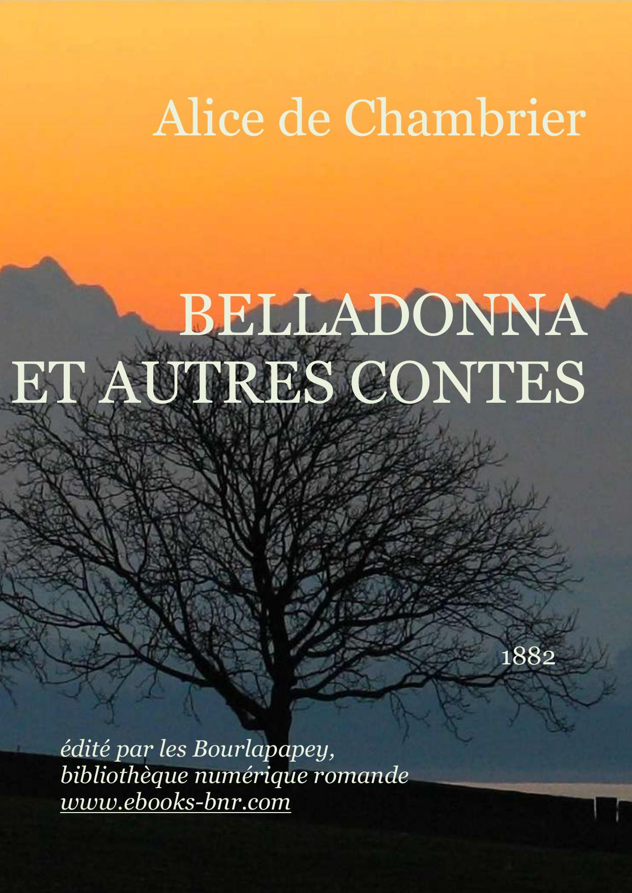 BELLADONNA ET AUTRES CONTES