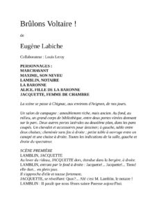 Brulons Voltaire