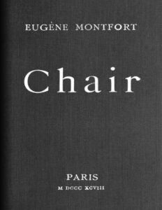 Chair, couverture du livre
