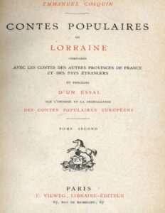 Contes Populaires De Lorraine Compares Avec Les Contes Des