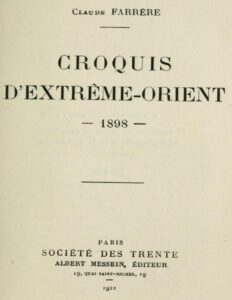 Croquis DExtreme Orient 1898