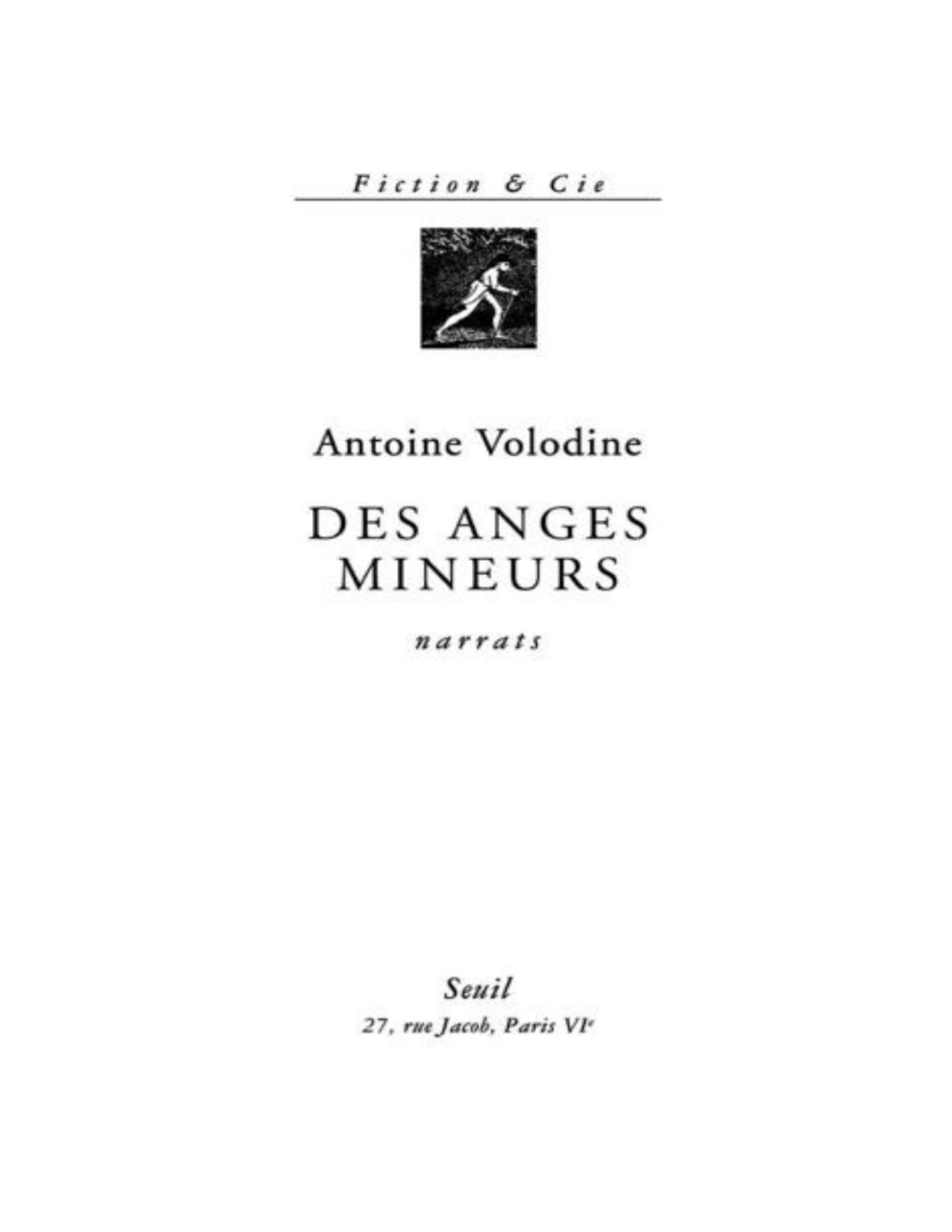 Des Anges Mineurs Narrats
