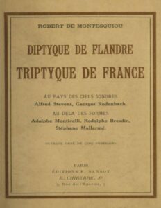 Diptyque De Flandre Triptyque De France Le Peintre Aux Bi
