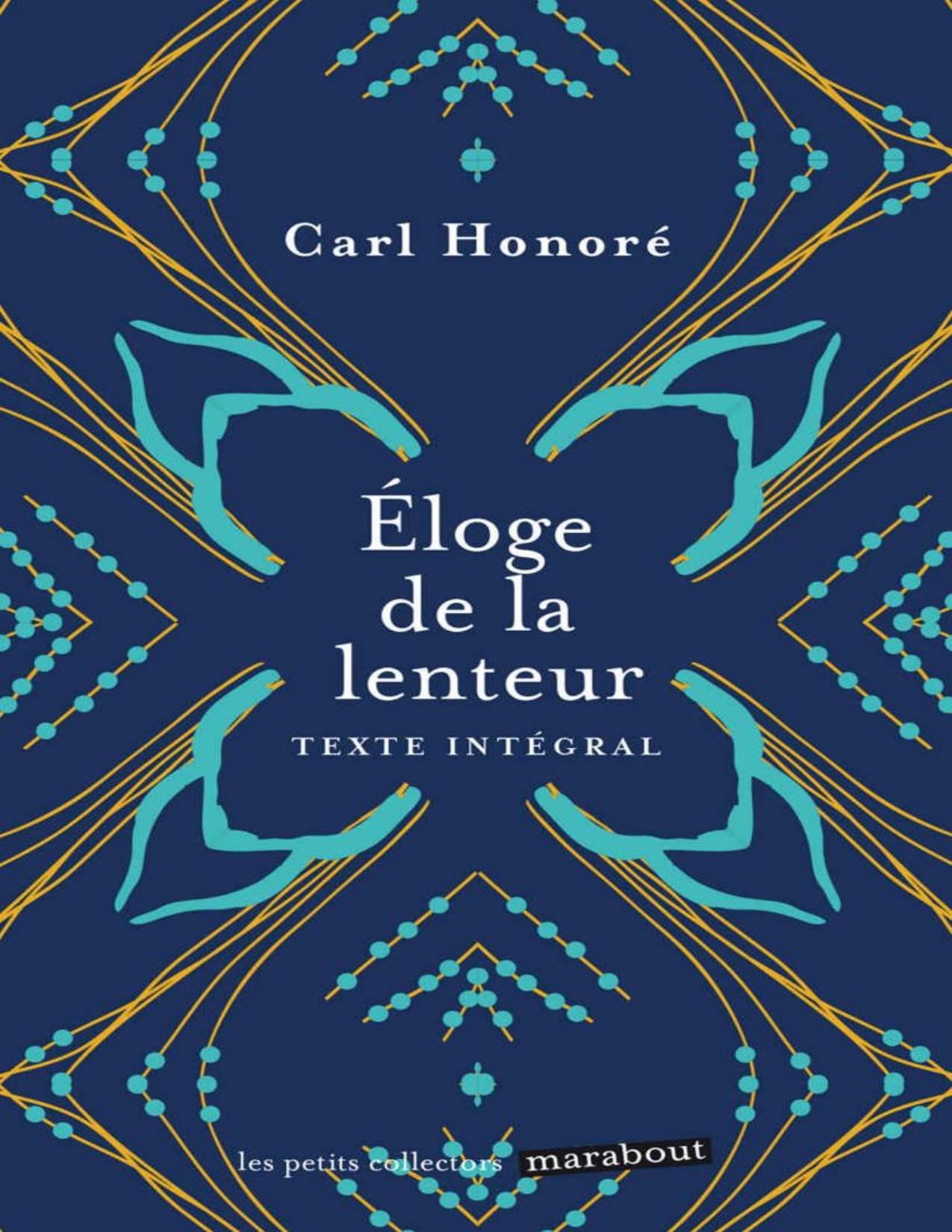 Eloge De La Lenteur Poche Psy French Edition