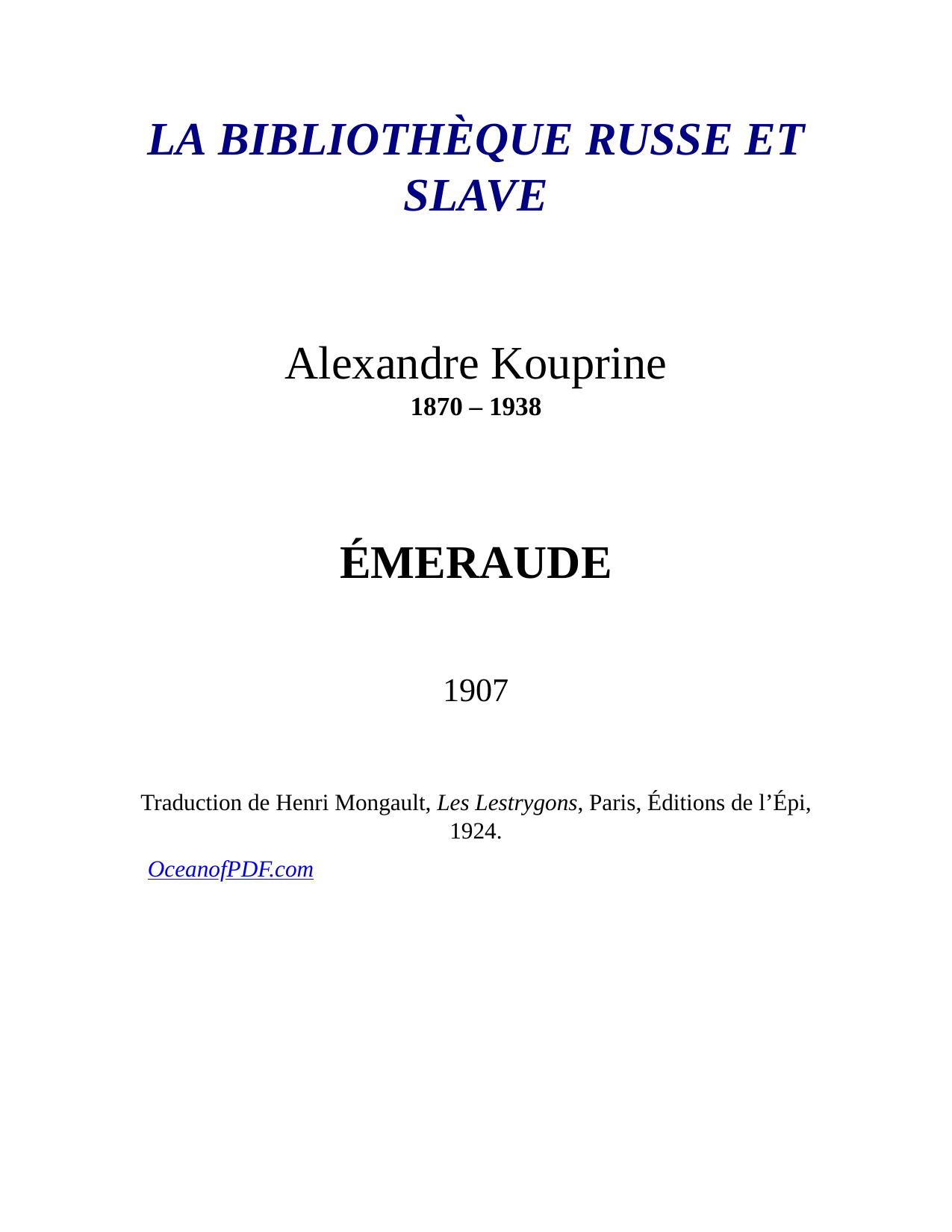 Emeraude
