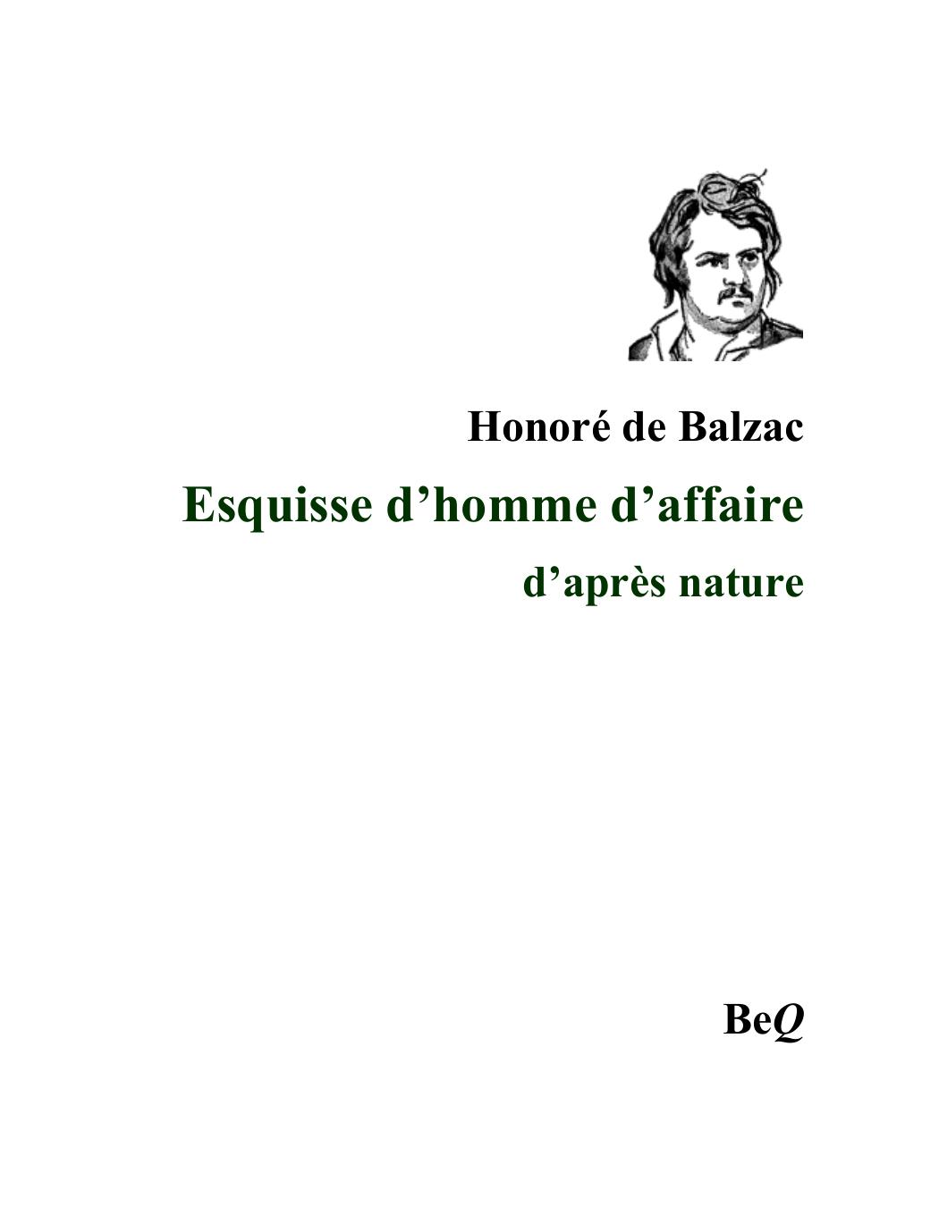 Esquisse Dhomme Daffaires