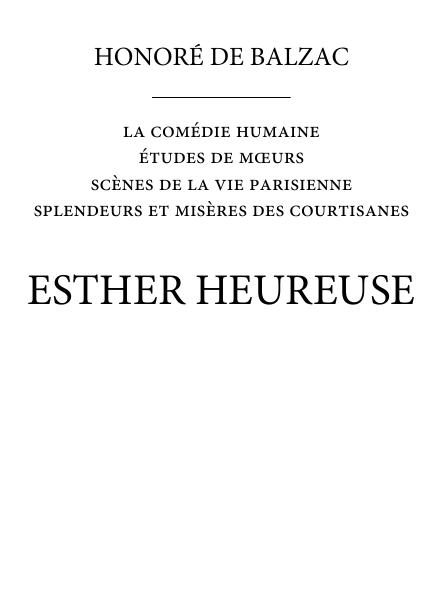 Esther Heureuse