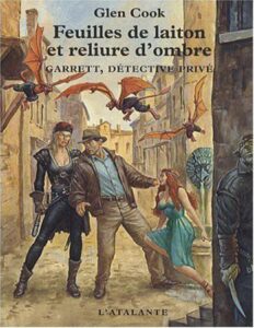 Feuilles De Laiton Et Reliure Dombre