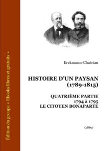 HISTOIRE DUN PAYSAN QUATRIEME PARTIE 1794 A 1795 LE C