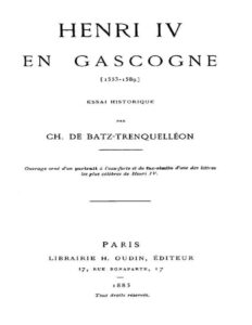 Henri IV En Gascogne 1553 1589