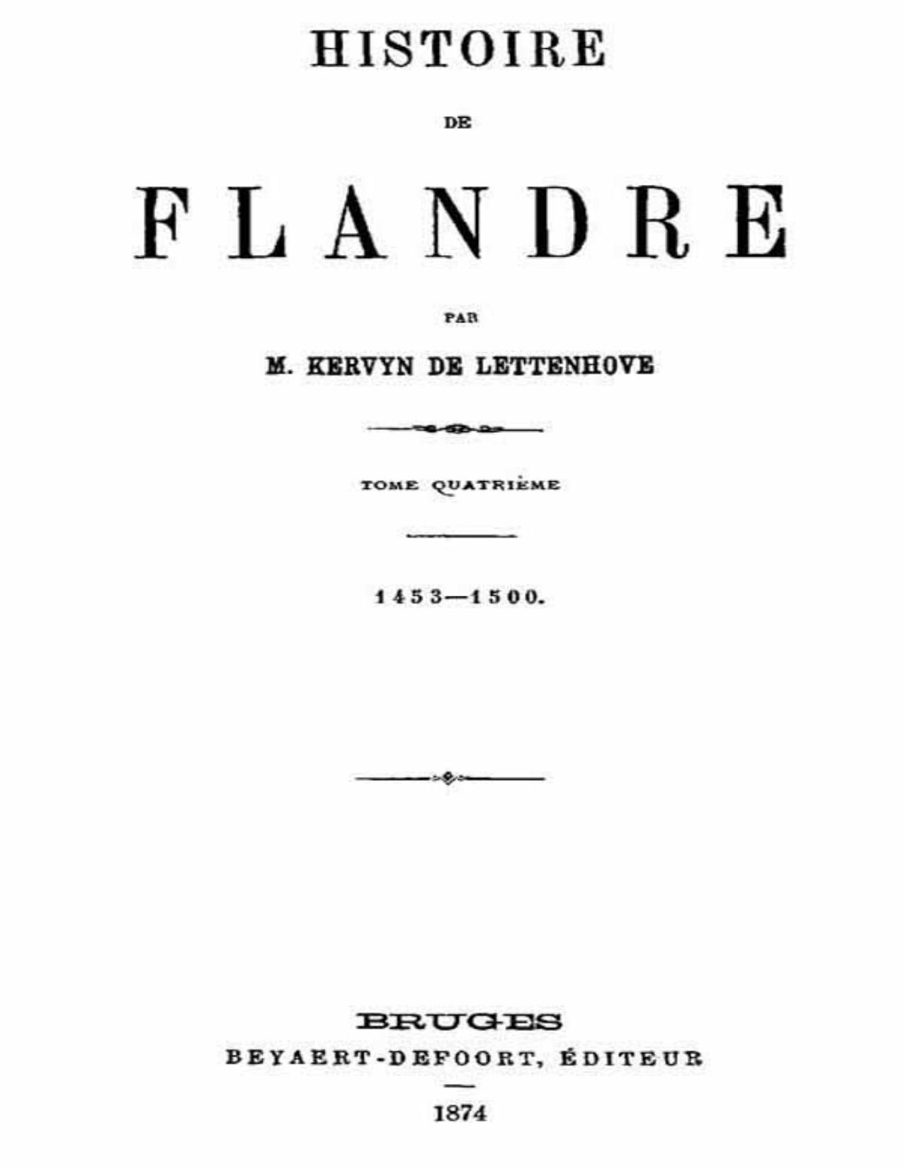 Histoire De Flandre T. 44
