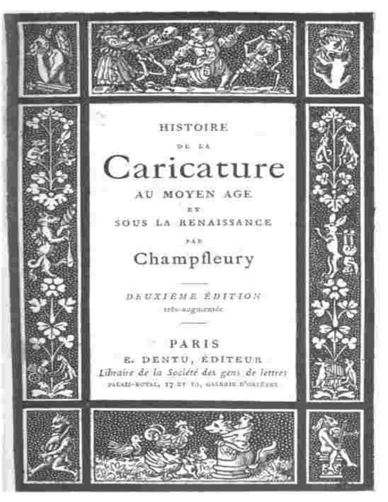Histoire De La Caricature Au Moyen Age Et Sous La Renaissanc
