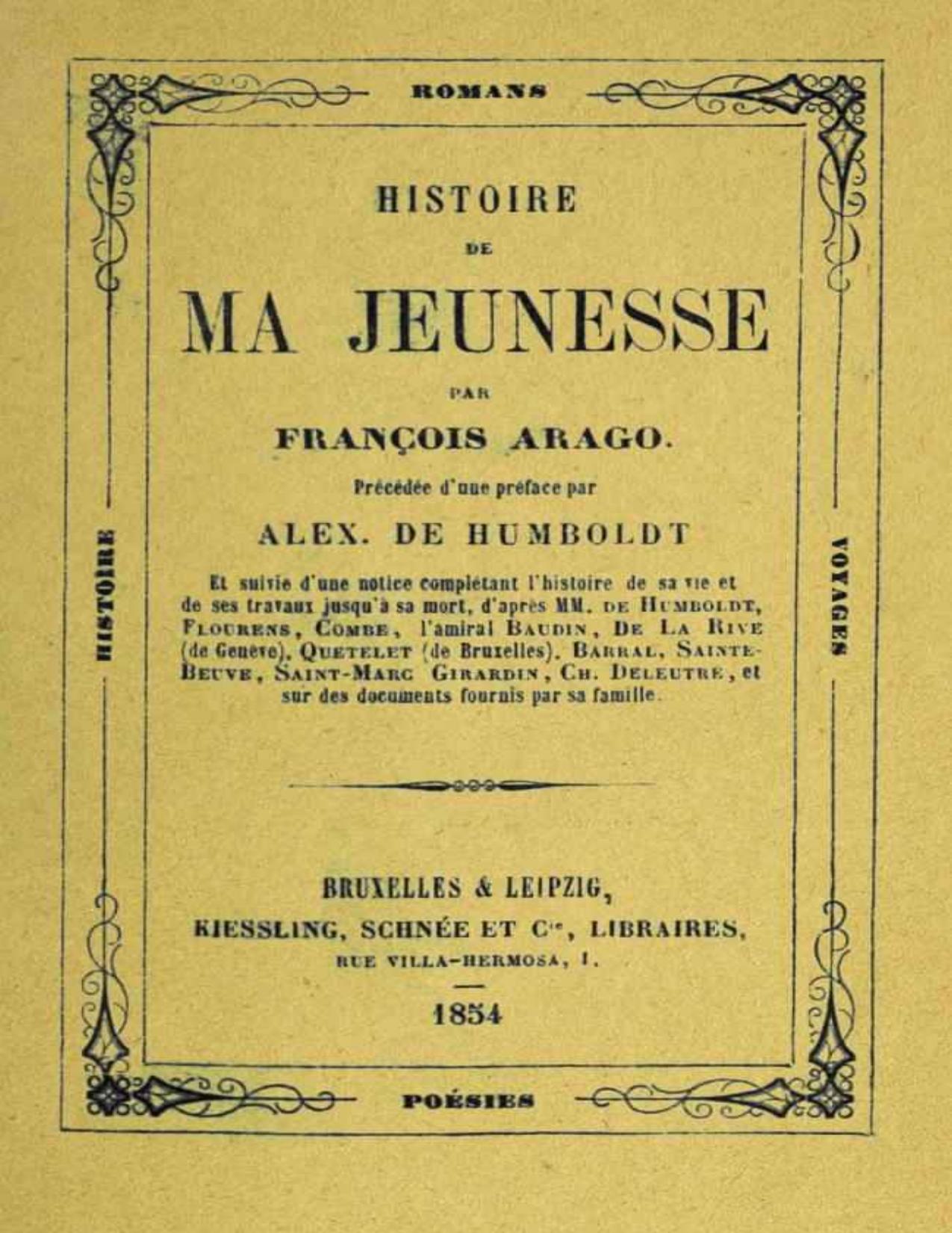 Histoire De Ma Jeunesse