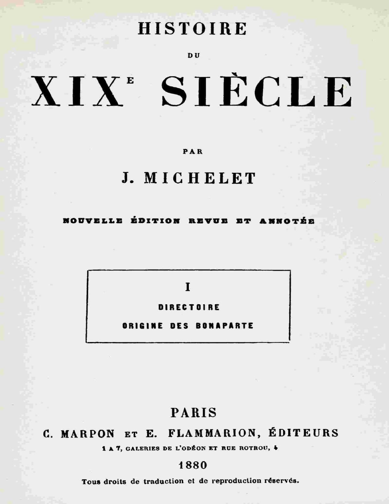 Histoire Du XIXe Siecle Volume 13