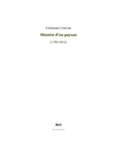Histoire Dun Paysan IV
