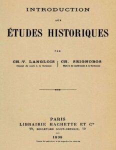 Introduction Aux Etudes Historiques