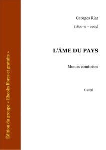 L’âme Du Pays by Georges Riat, book cover