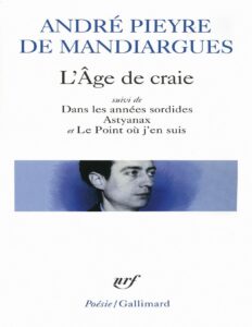 LAge De CraieDans Les Annees SordidesAstyanaxLe Point Ou