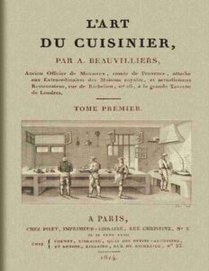 LArt Du Cuisinier Volume 1
