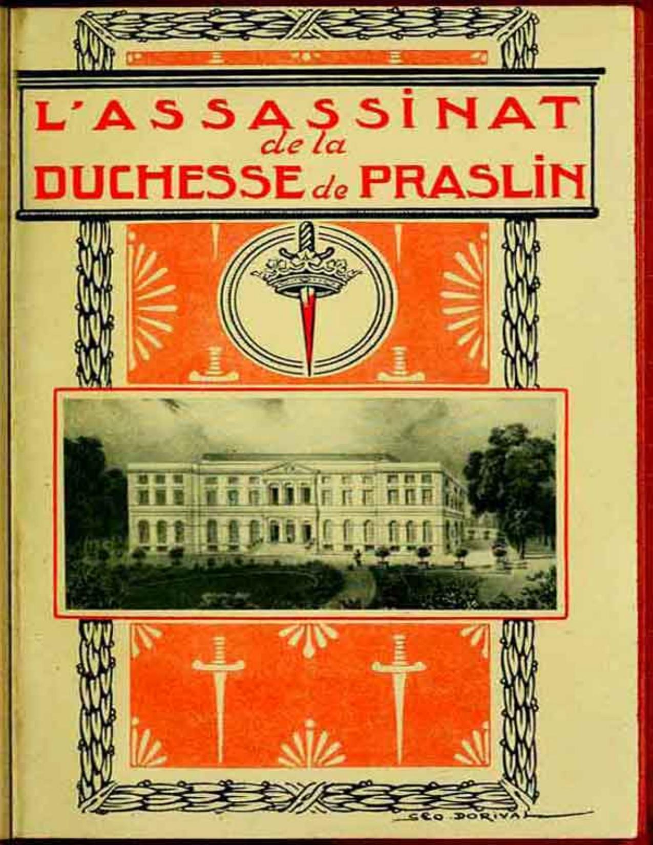 LAssassinat De La Duchesse De Praslin