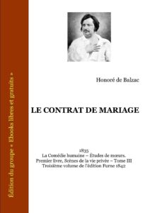 LE CONTRAT DE MARIAGE