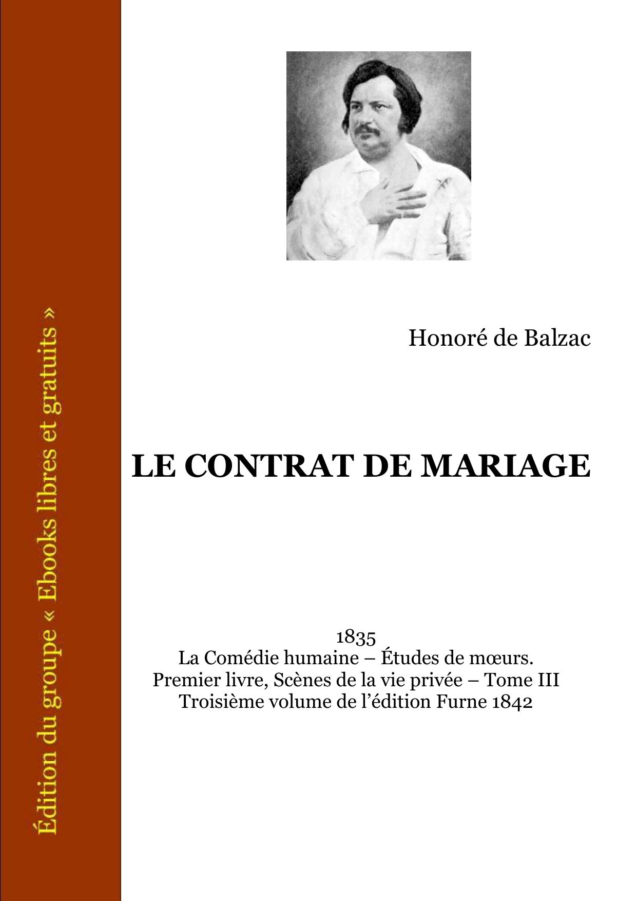LE CONTRAT DE MARIAGE