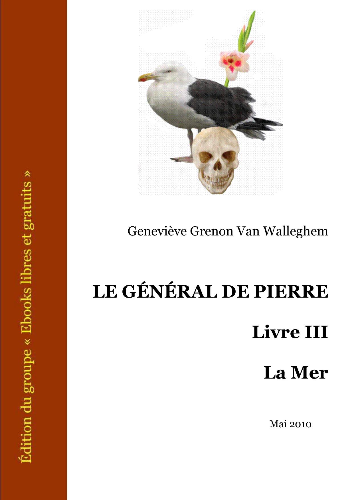 LE GENERAL DE PIERRE Livre III La Mer