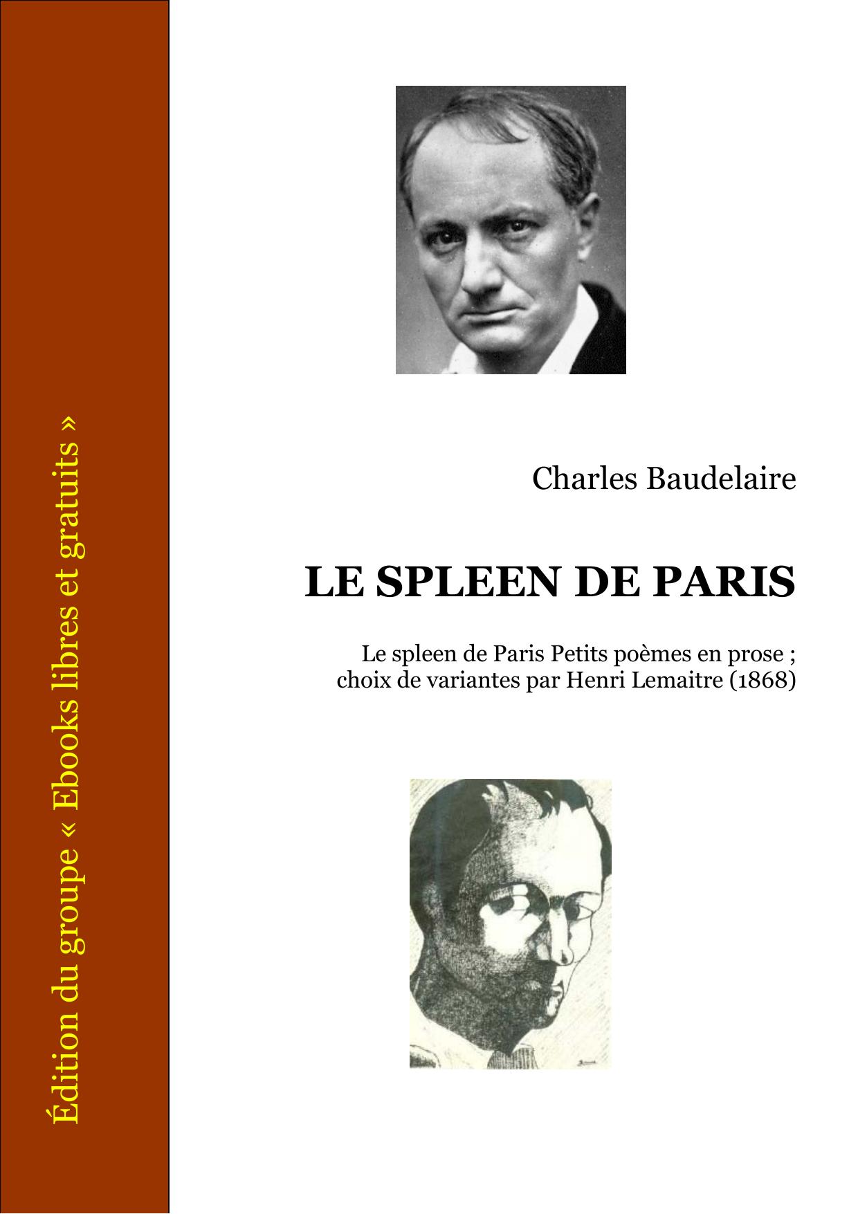 LE SPLEEN DE PARIS