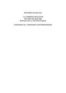 LENVERS DE LHISTOIRE CONTEMPORAINE