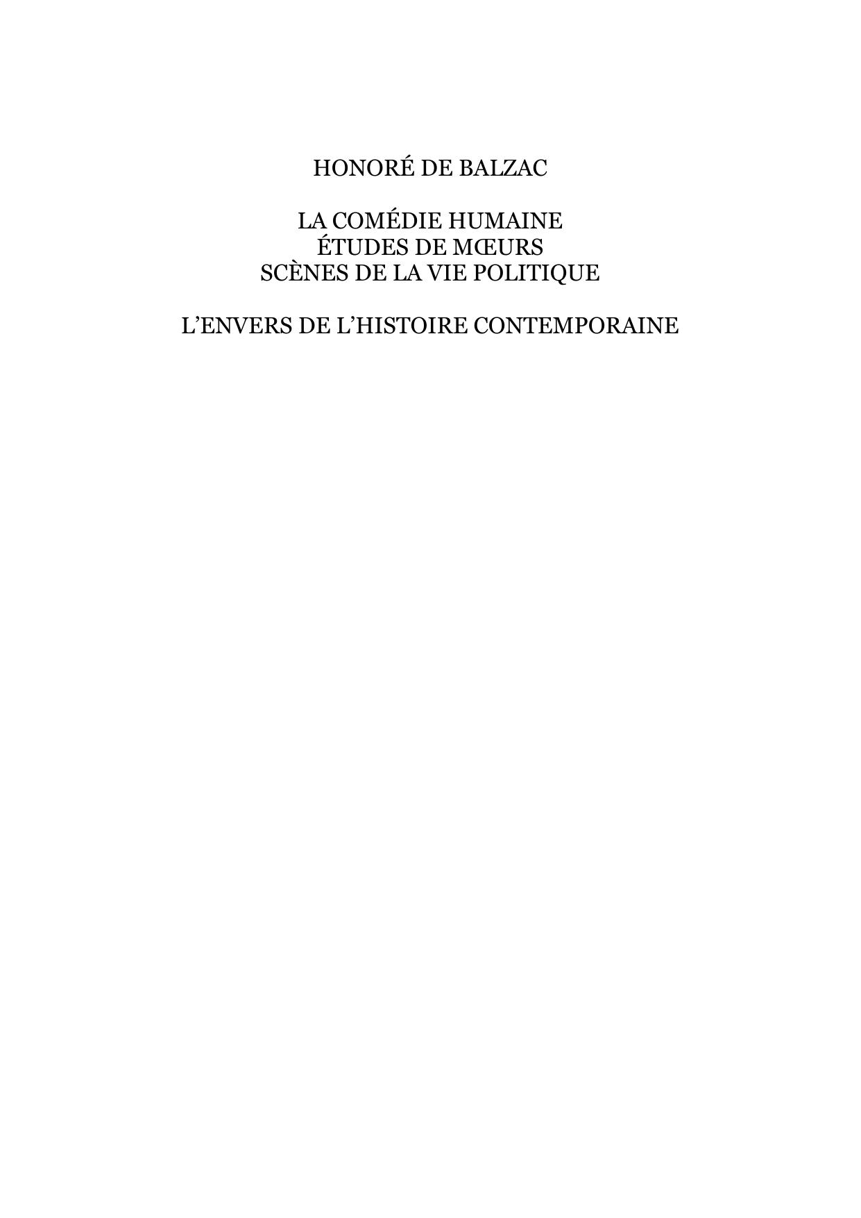 LENVERS DE LHISTOIRE CONTEMPORAINE