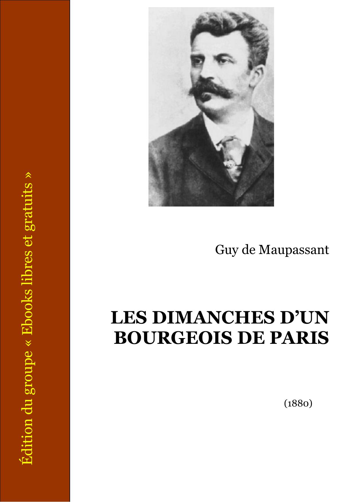 LES DIMANCHES DUN BOURGEOIS DE PARIS