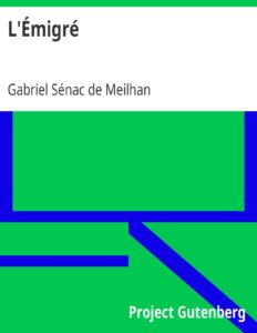 L&rsquo;Émigré, couverture du livre