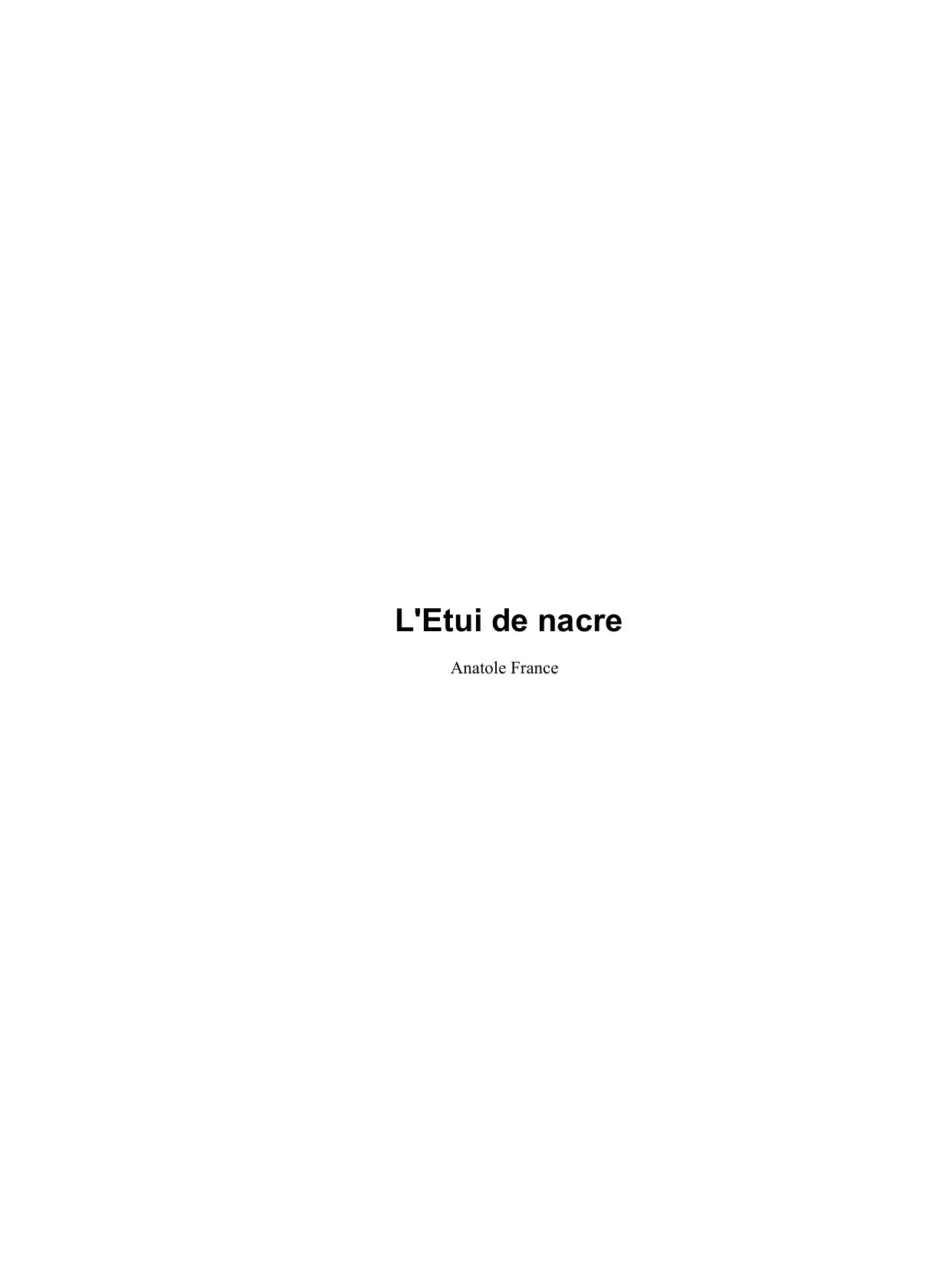 LEtui De Nacre