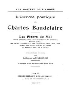 LOeuvre Poetique De Charles Baudelaire Les Fleurs Du Mal