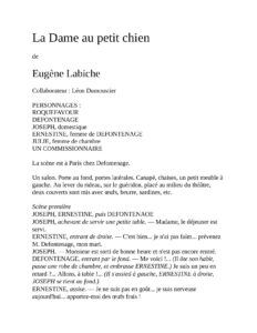 La Dame Au Petit Chien