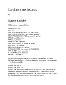 La Chasse Aux Jobards