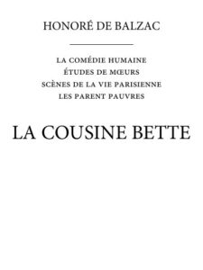 La Cousine Bette