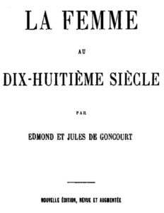 La Femme Au Dix Huitieme Siecle