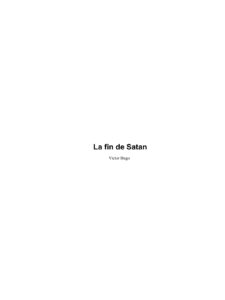 La Fin De Satan