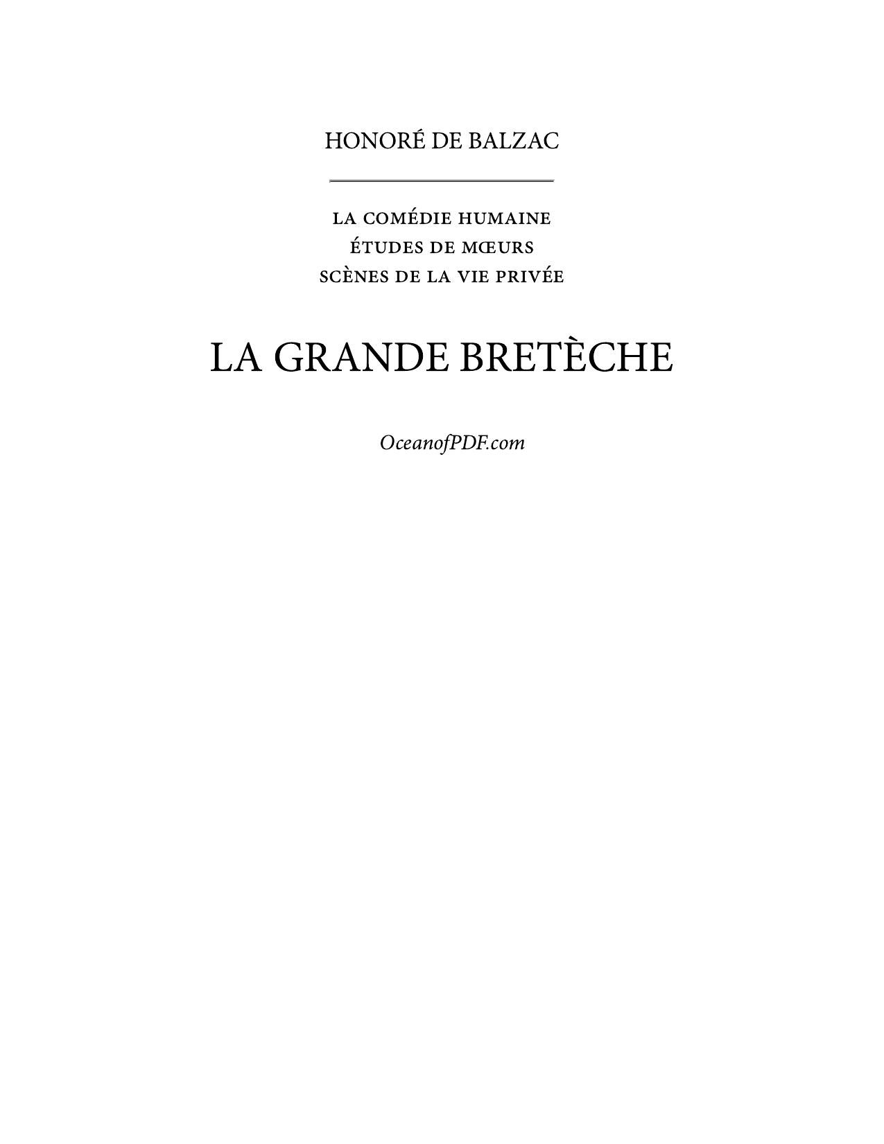 La Grande Breteche