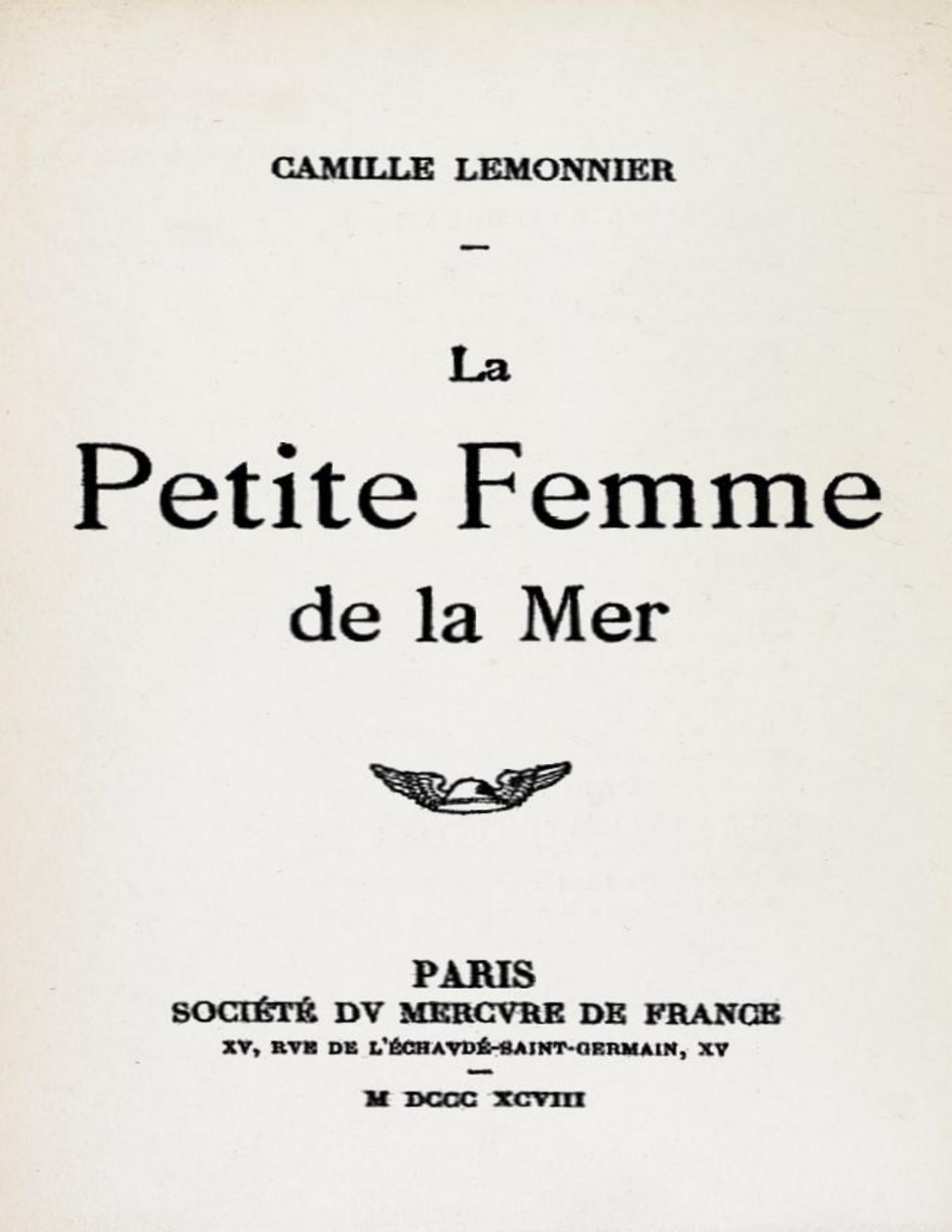 La Petite Femme De La Mer