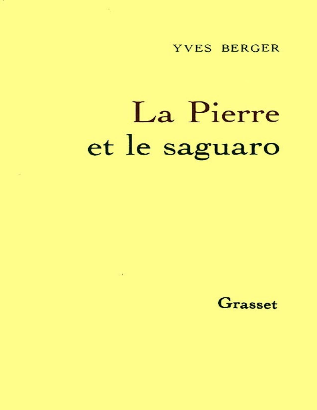 La Pierre Et Le Saguaro