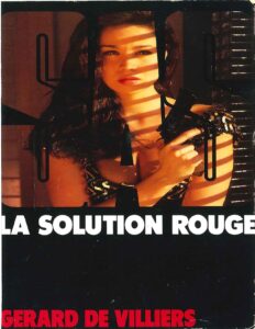 La solution rouge by Gérard De Villiers, book cover