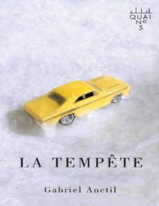 La tempête by Gabriel Anctil, book cover
